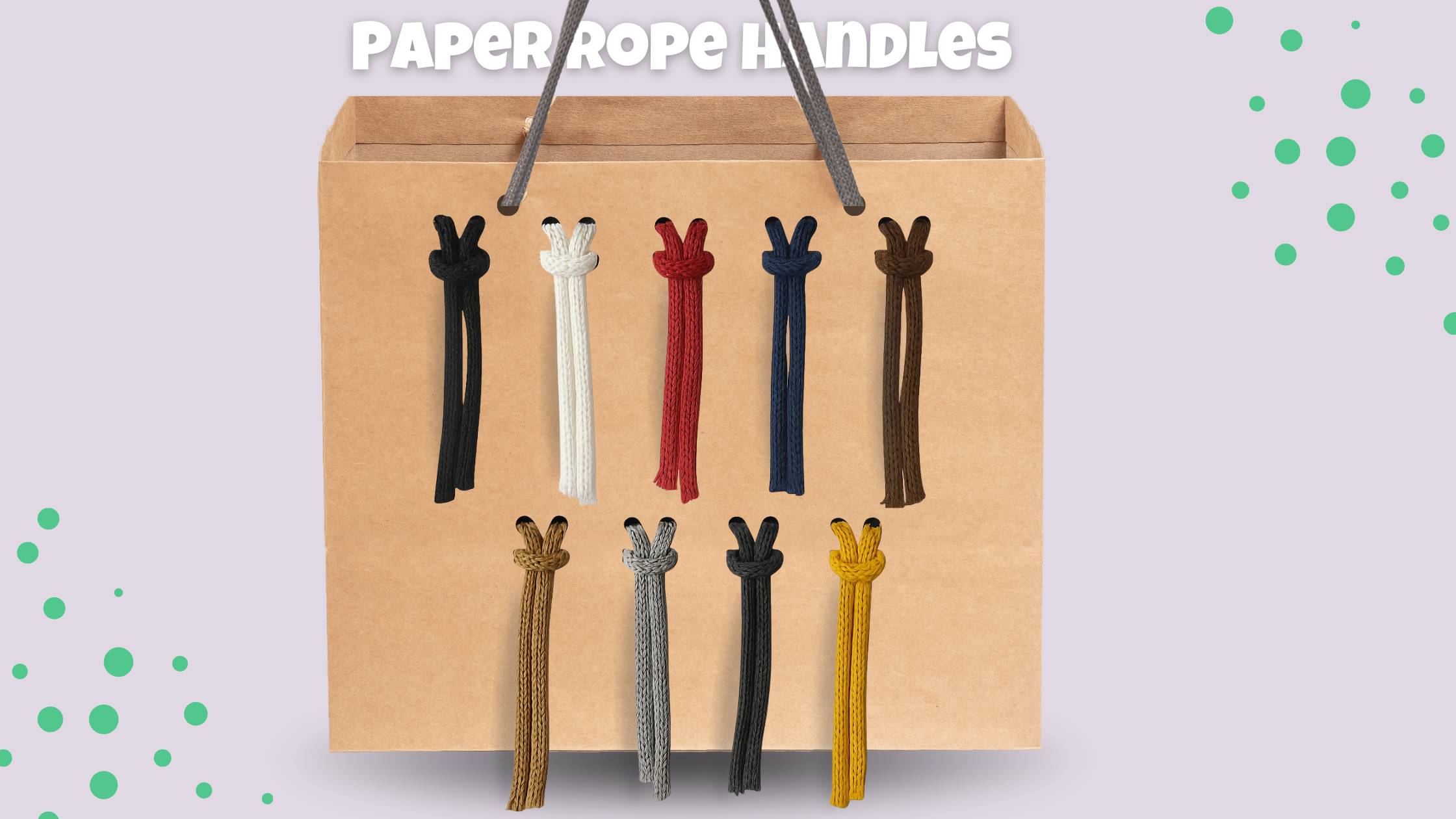 Sustainable Paper Rope Handles | Paper Bag Co