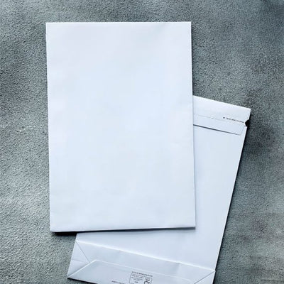 Wholesale FSC Premium White Paper Mailing Bags