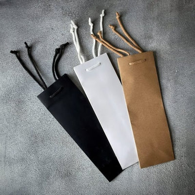 Wholesale FSC Luxury Rope Handle Bottle Bags