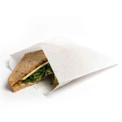 Greaseproof White Paper Bags