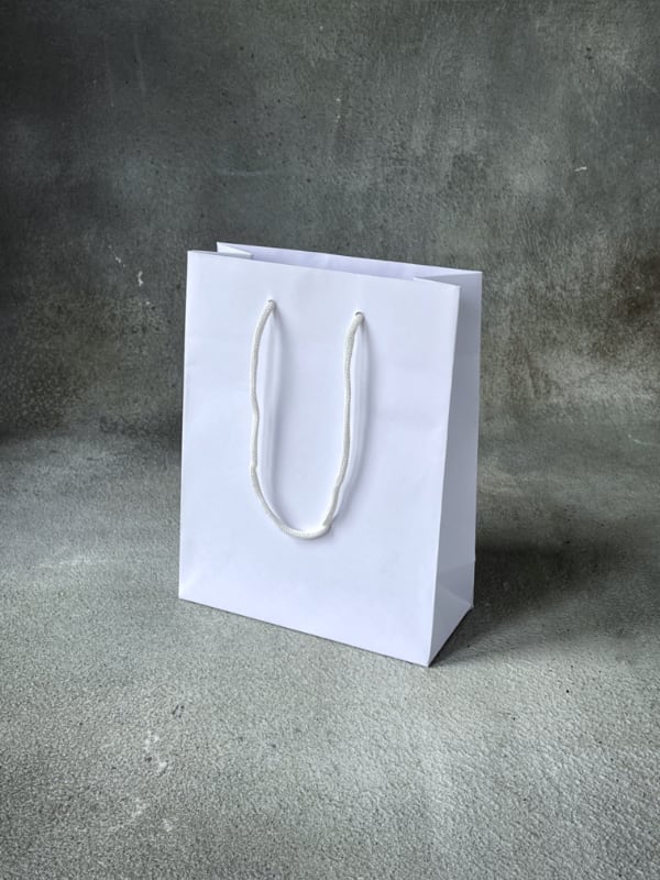 180x80x230 - White Kraft Rope Handle Paper Bags