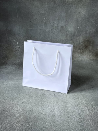 230x90x220 - White Kraft Rope Handle Paper Bags