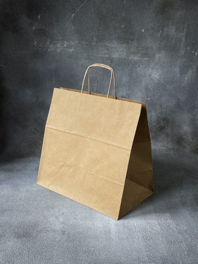 340x200x330 - Brown Wide Base Catering Bags