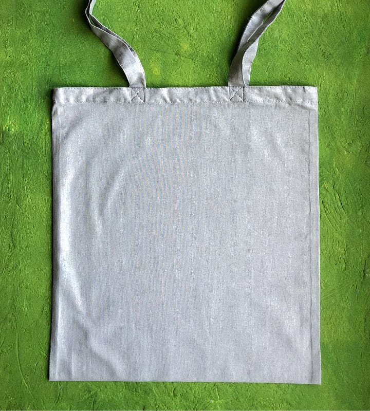 5oz Dyed Cotton Bag - Light Grey - 380x420mm