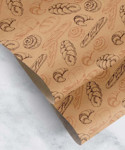 Brown 40gsm Greaseproof Paper - 297x210mm