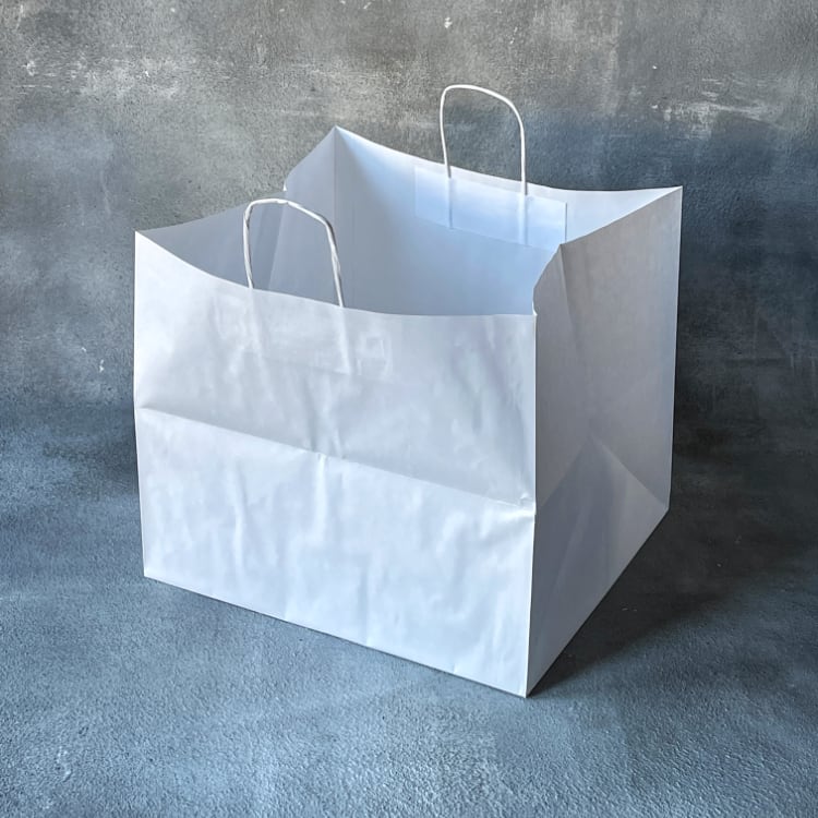 Catering & Takeaway White Paper Bags