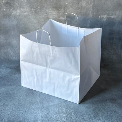 Catering & Takeaway White Paper Bags