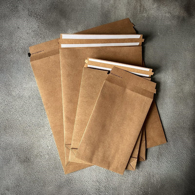 FSC Premium Brown Kraft Paper Mailing Bags 4