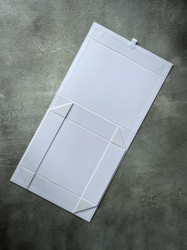 FSC® White Luxury Magnetic Collapsible Rigid Boxes