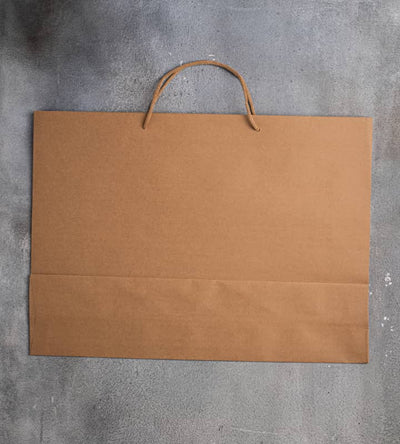 FSC Rope Handle Kraft Paper Bag - Brown 550x130x400mm