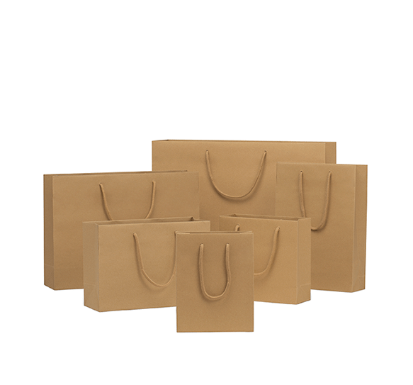 Brown Kraft Rope Handle Paper Bags
