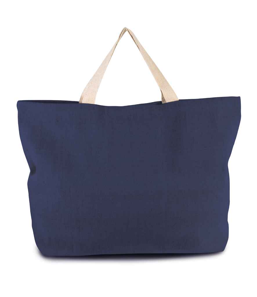 Kimood Rustic Juco Large Shopper navy