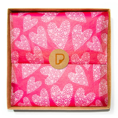 Pink Love Patterned Tissue Paper