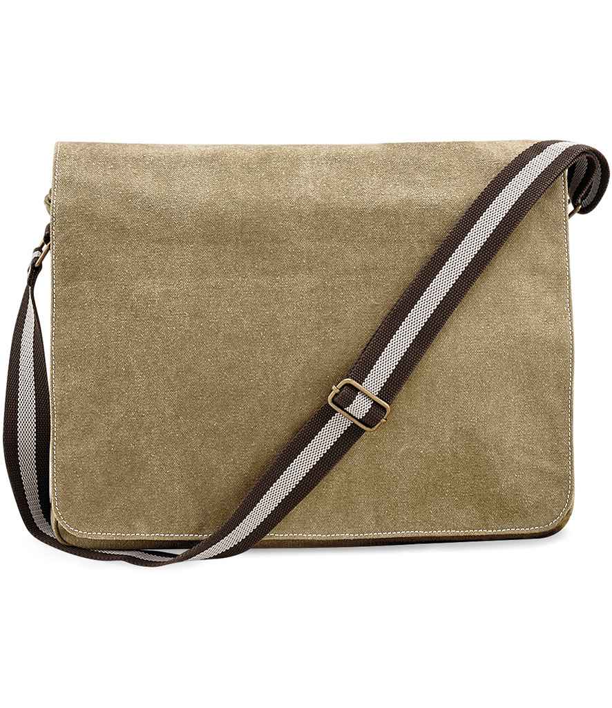 Quadra Vintage Canvas Despatch Bag sahara