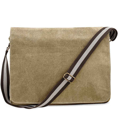 Quadra Vintage Canvas Despatch Bag sahara