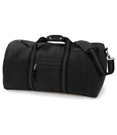 Quadra Vintage Canvas Holdall black