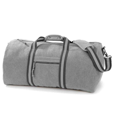Quadra Vintage Canvas Holdall light grey