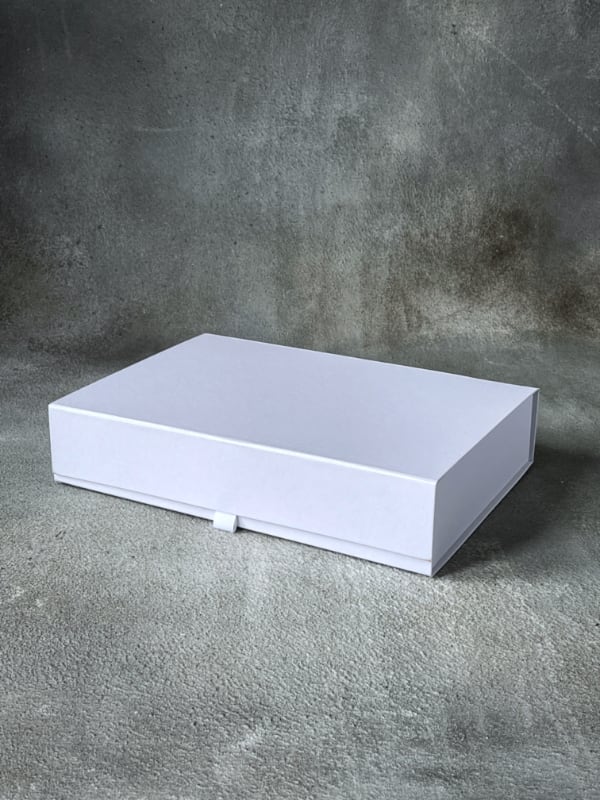 FSC® White Luxury Magnetic Collapsible Rigid Boxes