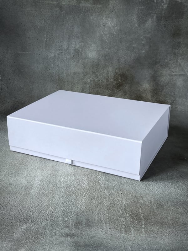 FSC® White Luxury Magnetic Collapsible Rigid Boxes