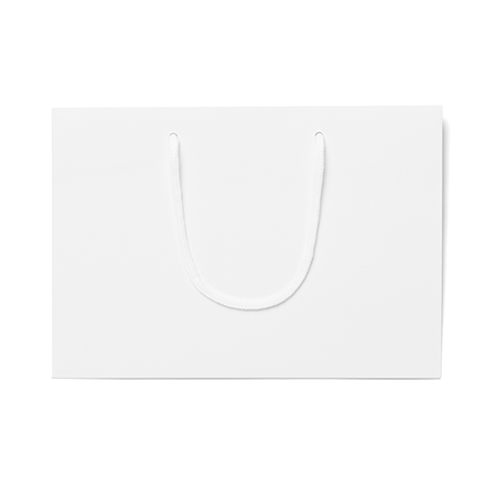 FSC® White Matt Laminated Rope Handle Paper Bags
