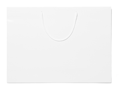 FSC® White Matt Laminated Rope Handle Paper Bags