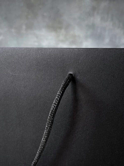 FSC® Black Dyed Paper Rope Handle Bags