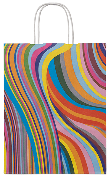 Seventies Twisted Handle Paper Bags