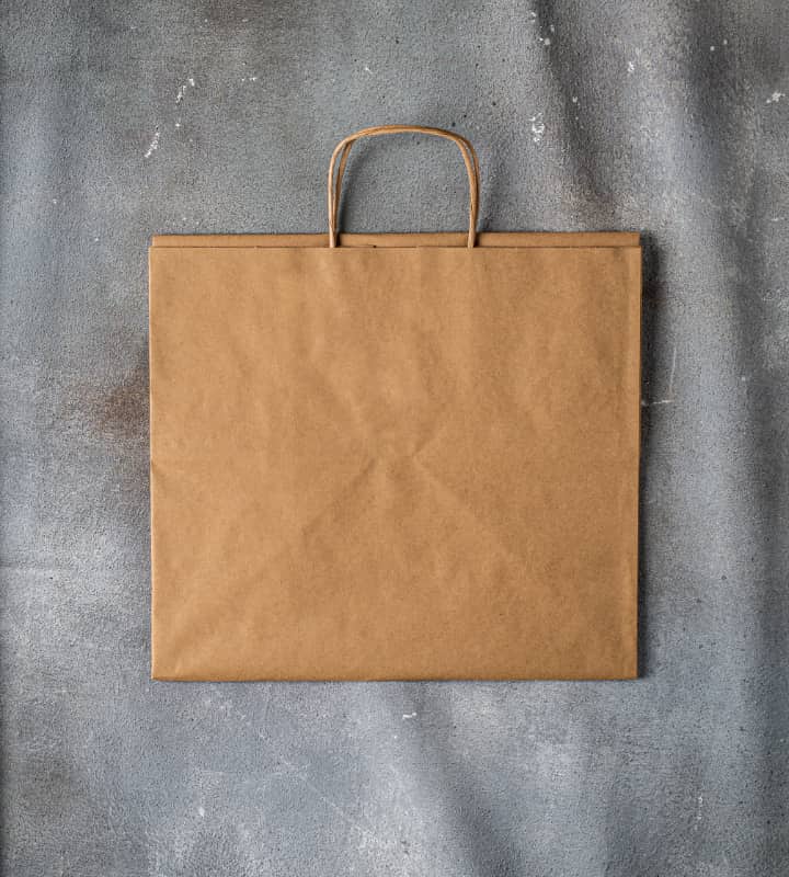 Twisted Handle Kraft Catering Bag - Brown 360x330x320mm