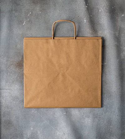 Twisted Handle Kraft Catering Bag - Brown 360x330x320mm