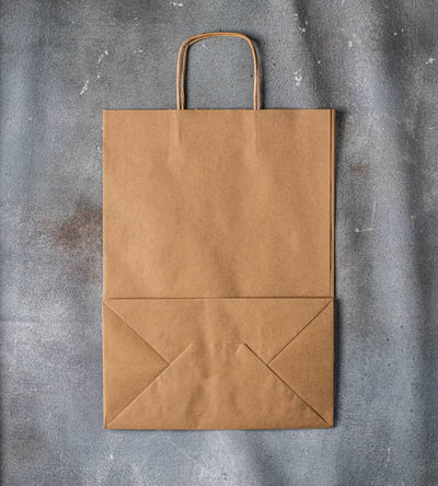 Twisted Handle Kraft Paper Bag - Brown 305x170x425mm
