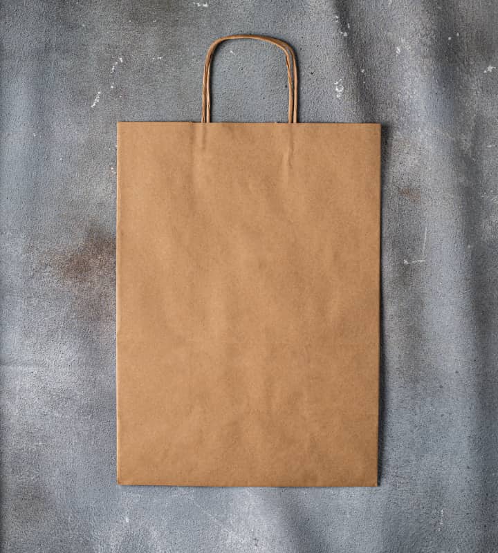 Twisted Handle Kraft Paper Bag - Brown 305x170x425mm