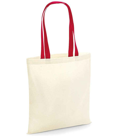 Westford Mill Bag For Life - Contrast Handles natural/red