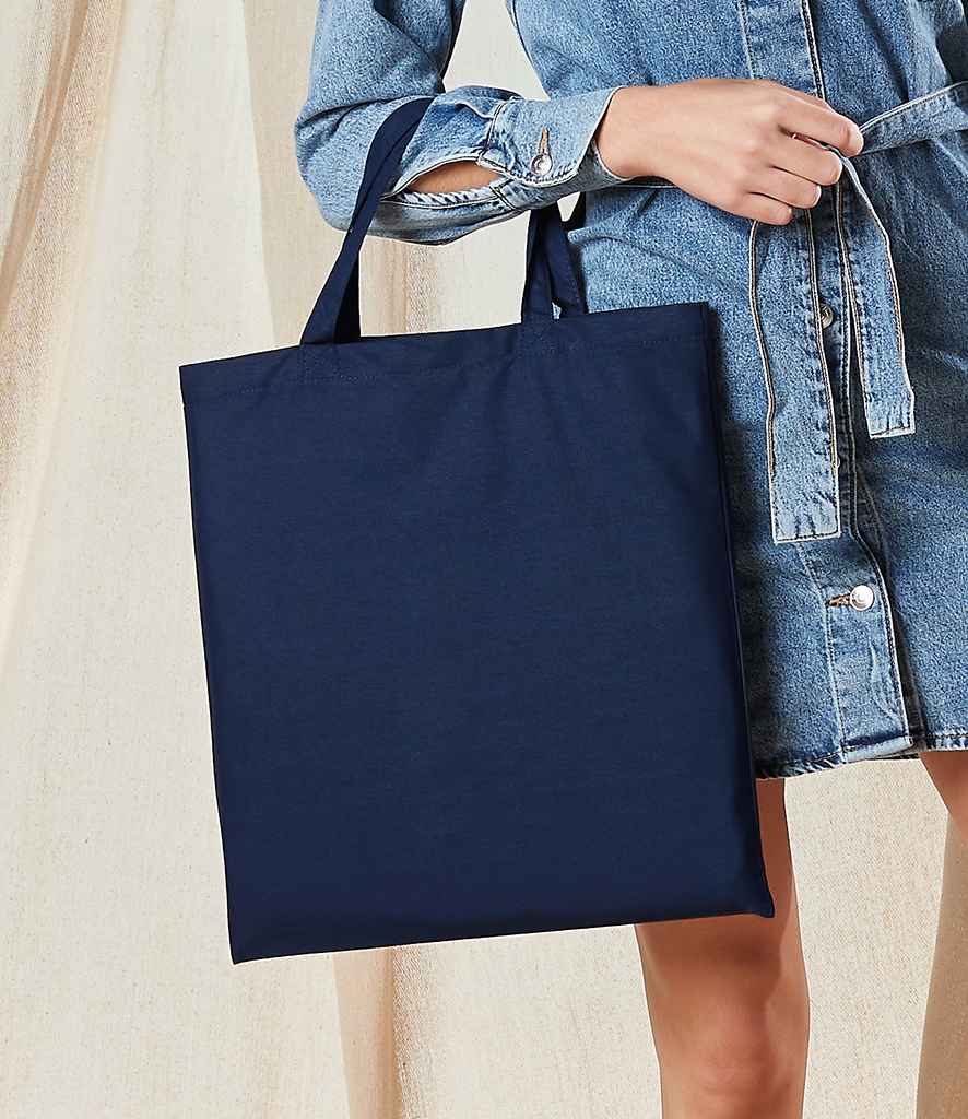 model holding Westford Mill Bag For Life - Short Handle