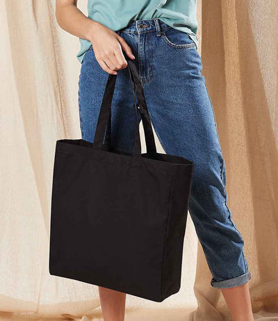 Westford Mill Canvas Classic Shopper black