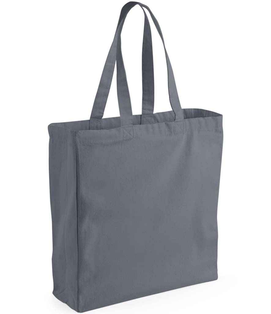 Westford Mill Canvas Classic Shopper grey