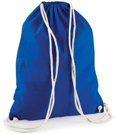 Westford Mill Cotton Gymsac bright royal blue