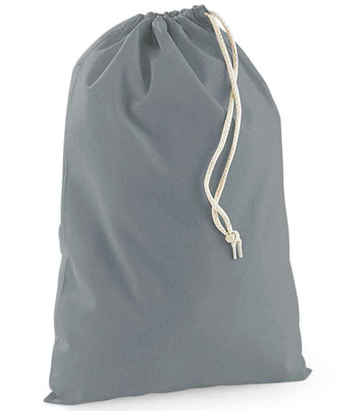 Westford Mill Cotton Stuff Bag grey