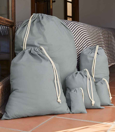 Westford Mill Cotton Stuff Bags grey