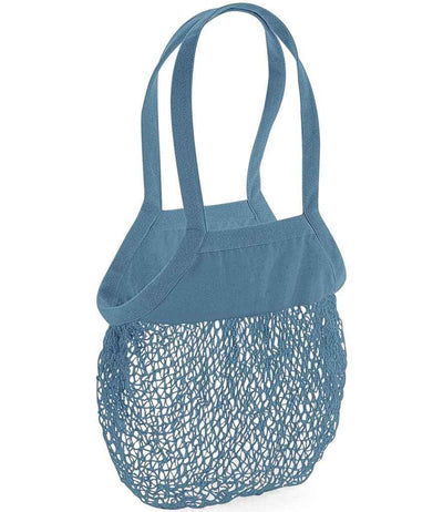Westford Mill Organic Cotton Mesh Grocery Bag blue