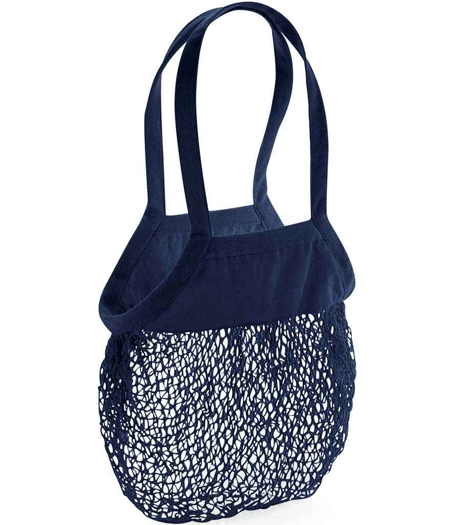 Westford Mill Organic Cotton Mesh Grocery Bag navy