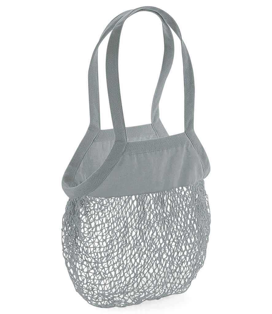Westford Mill Organic Cotton Mesh Grocery Bag grey