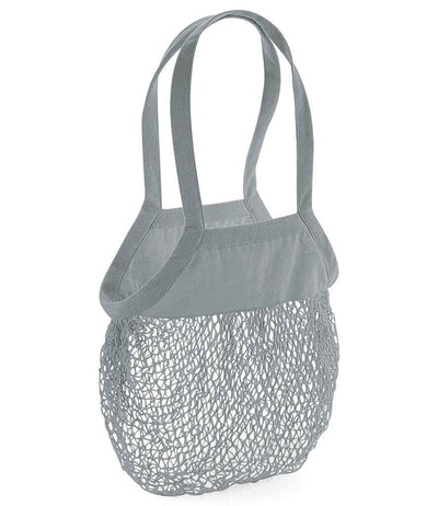 Westford Mill Organic Cotton Mesh Grocery Bag grey