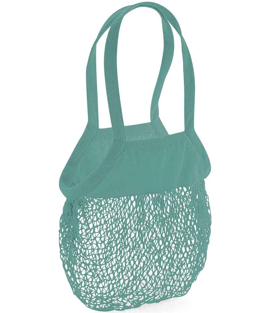 Westford Mill Organic Cotton Mesh Grocery Bag sage green
