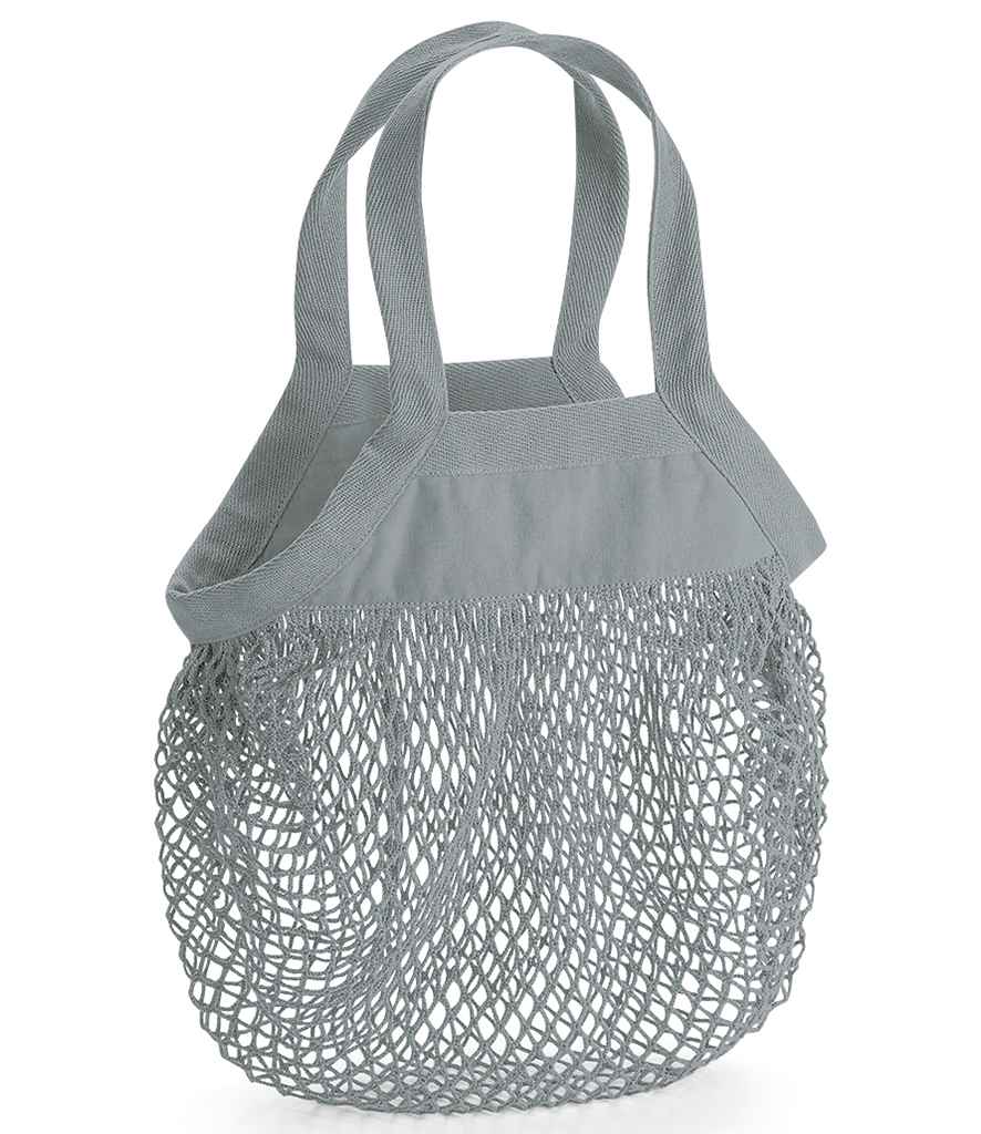 Westford Mill Organic Cotton Mini Mesh Grocery Bag grey