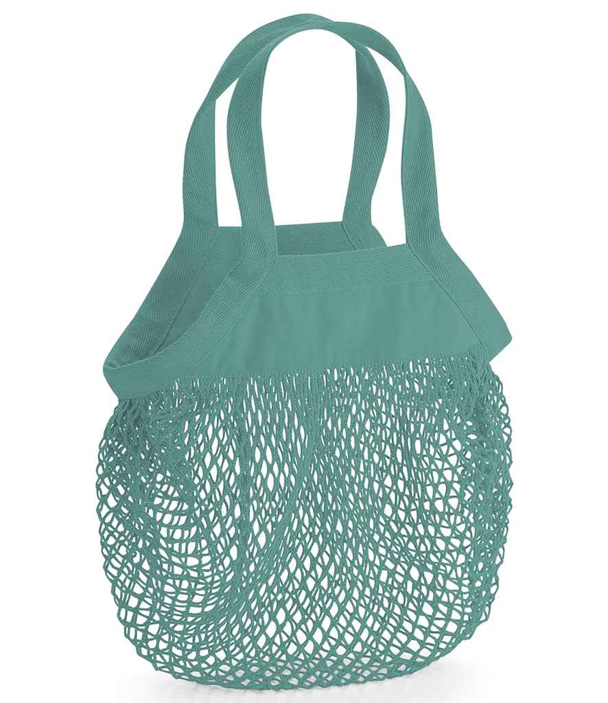 Westford Mill Organic Cotton Mini Mesh Grocery Bag sage green