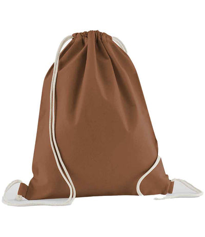 Westford Mill Organic Cotton Gymsac brown