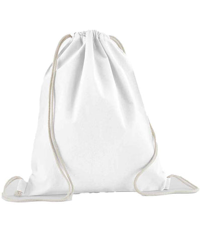 Westford Mill Organic Cotton Gymsac white