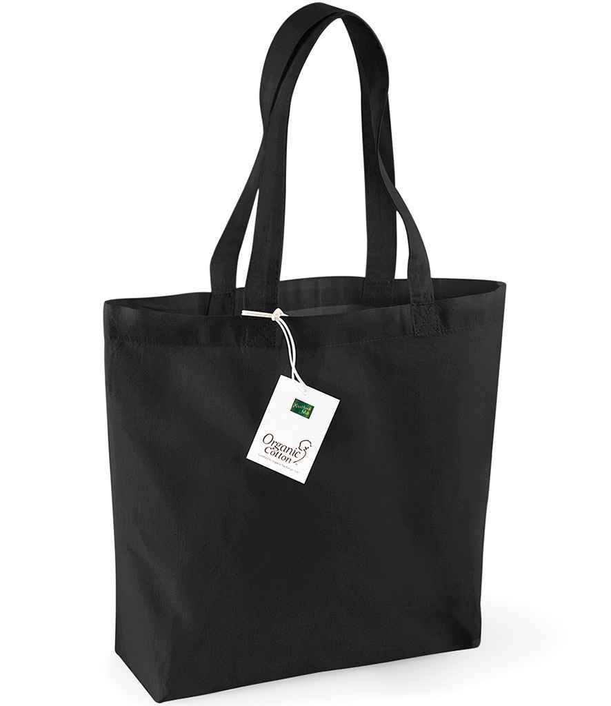 Westford Mill Organic Cotton Shopper black