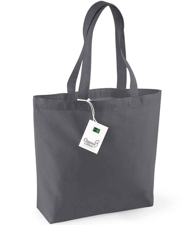Westford Mill Organic Cotton Shopper graphite grey
