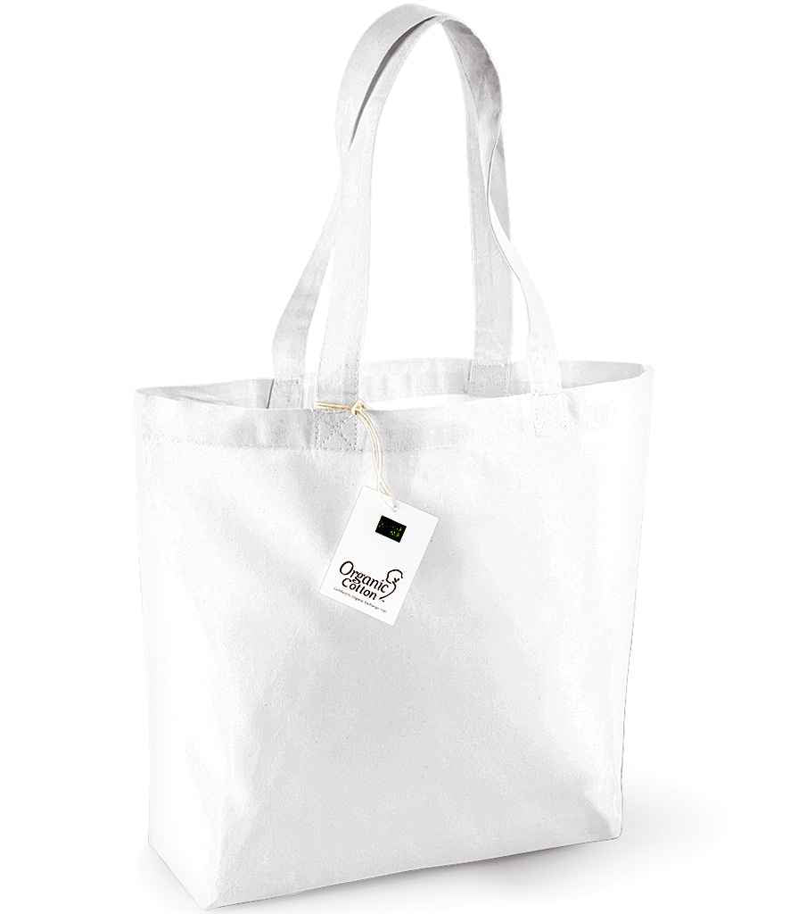 Westford Mill Organic Cotton Shopper white